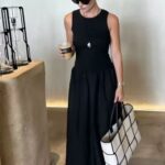 שמלה שחורה ארוכה 